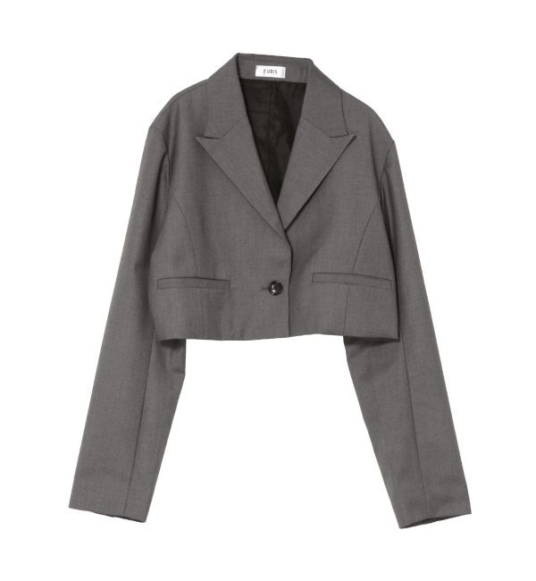 EVRIS「ショートレングスジャケット【セットアップ着用可能】」|テーラードジャケット|
