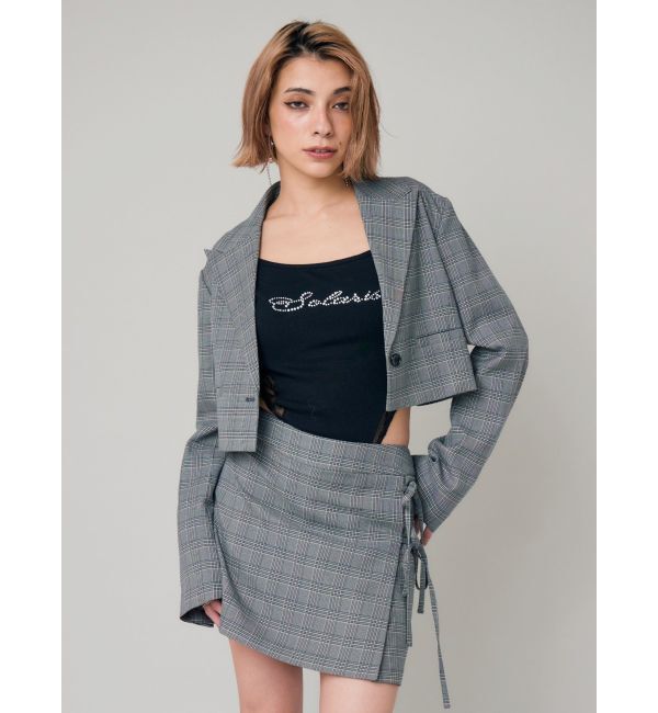 EVRIS「ショートレングスジャケット【セットアップ着用可能】」|テーラードジャケット|