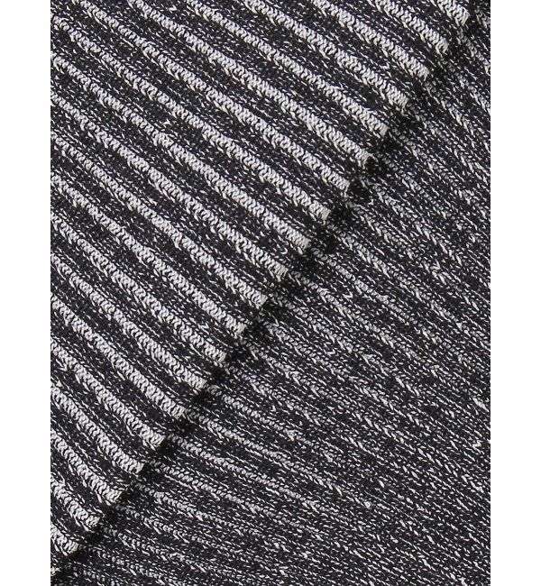 EVRIS「バイカラープレーティングバックオープンニット」|ニット・セーター|