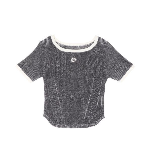 EVRIS「バイカラープレーティングバックオープンニット」|ニット・セーター|