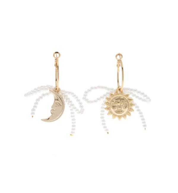 EVRIS「RIBBON SUNNY MOTIF ピアス」|ピアス|