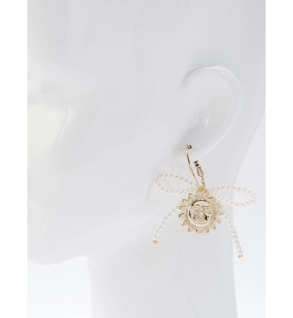 EVRIS「RIBBON SUNNY MOTIF ピアス」|ピアス|