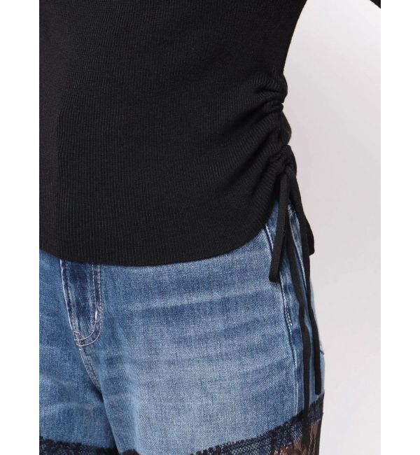 EVRIS「サイドドロストオフショルニットトップス」|ニット・セーター|