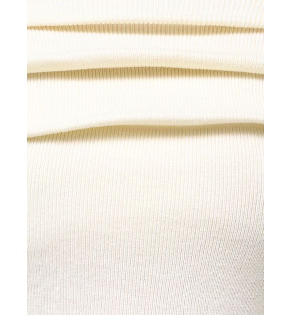 EVRIS「サイドドロストオフショルニットトップス」|ニット・セーター|