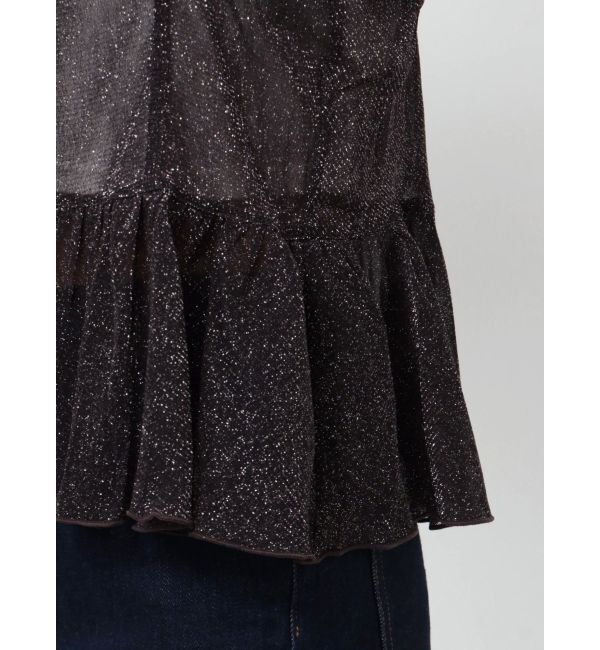 jouetie「チュールドッキングTシャツ」|キャミソール|