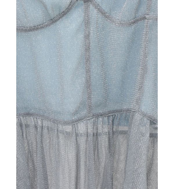 jouetie「チュールドッキングTシャツ」|キャミソール|