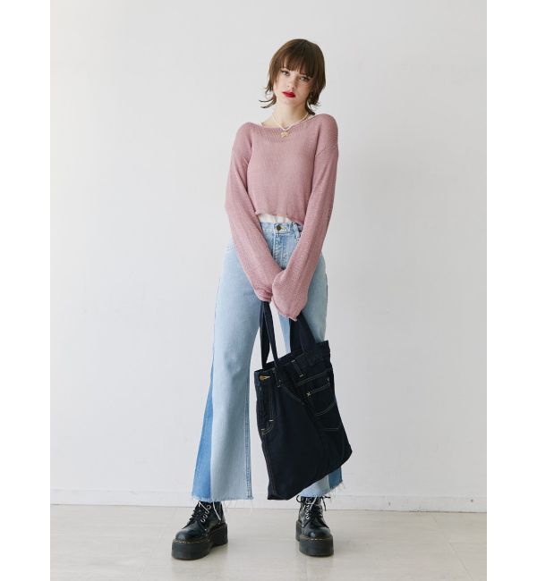 jouetie「ストールシアーニット」|ニット・セーター|