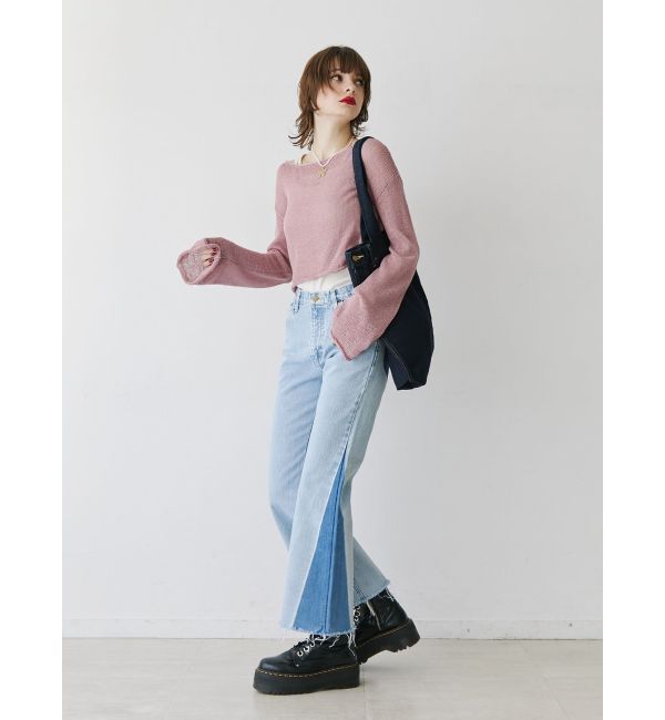 jouetie「ストールシアーニット」|ニット・セーター|