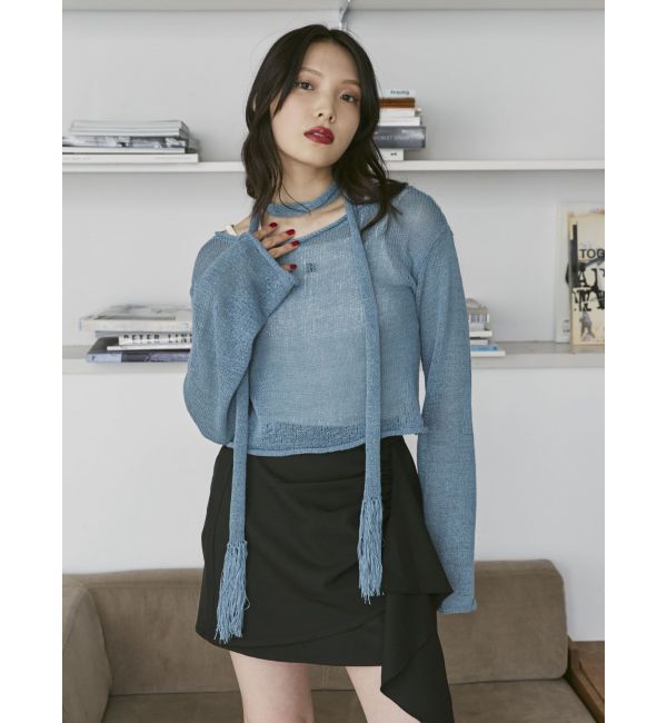 jouetie「ストールシアーニット」|ニット・セーター|