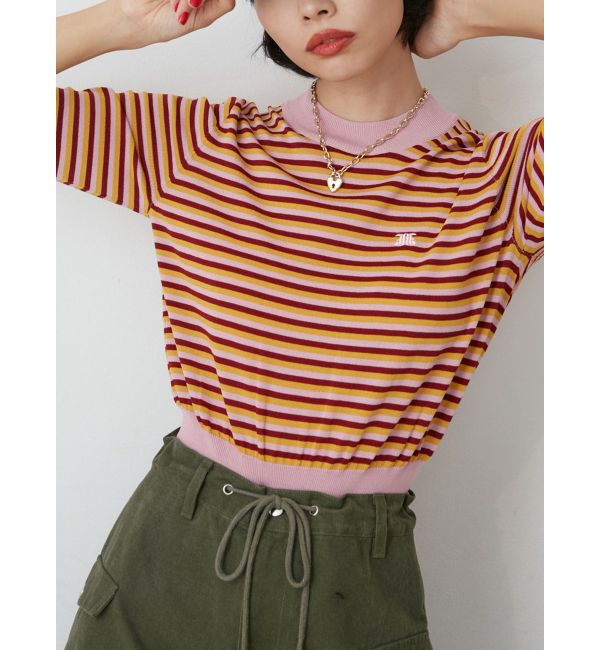 jouetie「ハイネックカラーニット」|ニット・セーター|