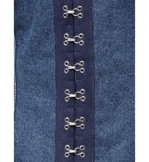 jouetie「コルセットライクデニムビスチェ」|キャミソール|