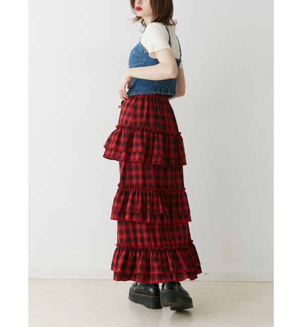 jouetie「コルセットライクデニムビスチェ」|キャミソール|