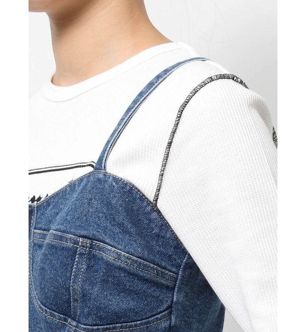 jouetie「コルセットライクデニムビスチェ」|キャミソール|