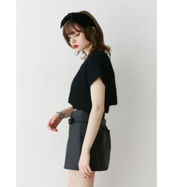 jouetie「ハーフスリーブアンサンブルニット」|ニット・セーター|