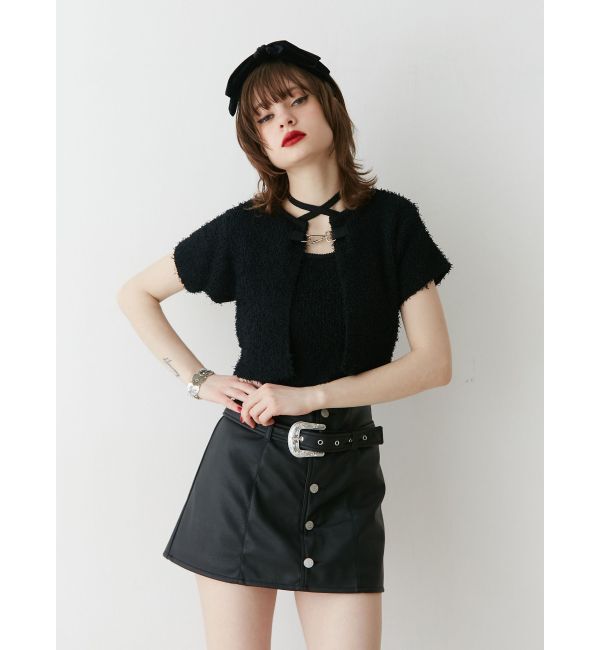 jouetie「ハーフスリーブアンサンブルニット」|ニット・セーター|