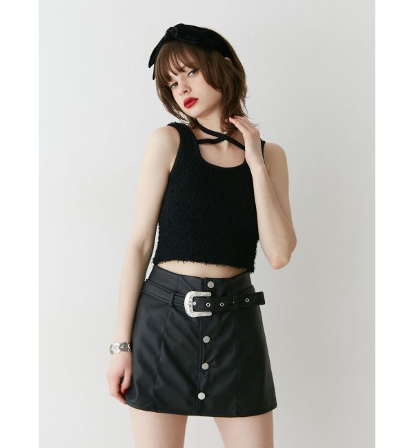 jouetie「ハーフスリーブアンサンブルニット」|ニット・セーター|