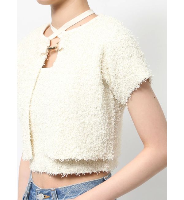 jouetie「ハーフスリーブアンサンブルニット」|ニット・セーター|