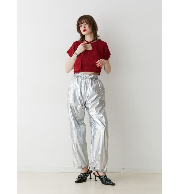 jouetie「ハーフスリーブアンサンブルニット」|ニット・セーター|