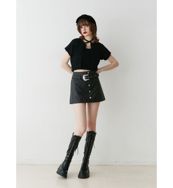 jouetie「ハーフスリーブアンサンブルニット」|ニット・セーター|