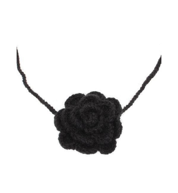 jouetie「ローズモチーフニットチョーカー」|ネックレス|