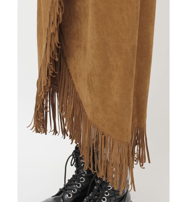 jouetie「フリンジスリットストレートスカート」|スカート|