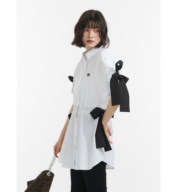 jouetie「ウエストリボンチュニックシャツ」|シャツ・ブラウス|