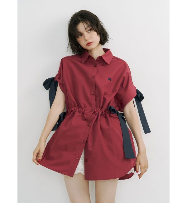 jouetie「ウエストリボンチュニックシャツ」|シャツ・ブラウス|