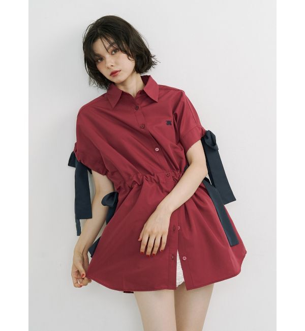 jouetie「ウエストリボンチュニックシャツ」|シャツ・ブラウス|