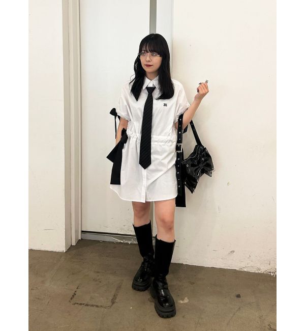 jouetie「ウエストリボンチュニックシャツ」|シャツ・ブラウス|