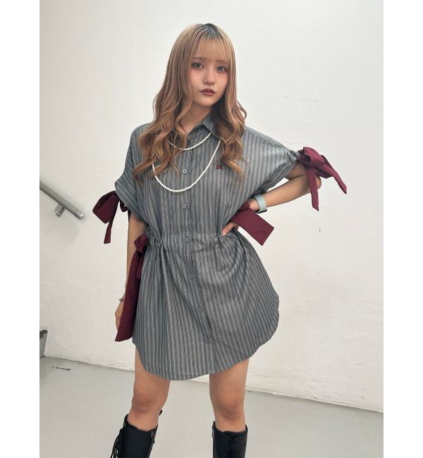 jouetie「ウエストリボンチュニックシャツ」|シャツ・ブラウス|