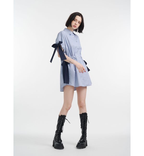 jouetie「ウエストリボンチュニックシャツ」|シャツ・ブラウス|