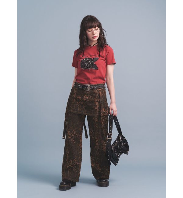 jouetie「ローズドッキングTシャツ」|Tシャツ・カットソー|