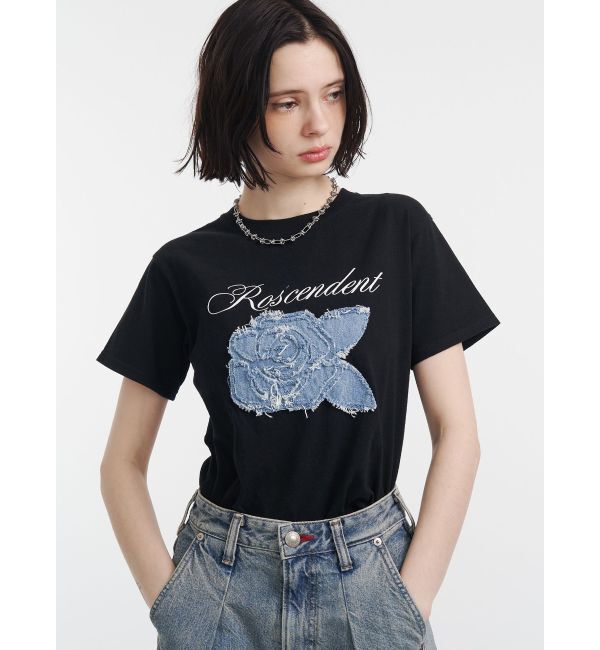 jouetie「ローズドッキングTシャツ」|Tシャツ・カットソー|
