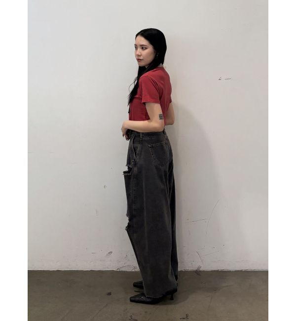 jouetie「ローズドッキングTシャツ」|Tシャツ・カットソー|