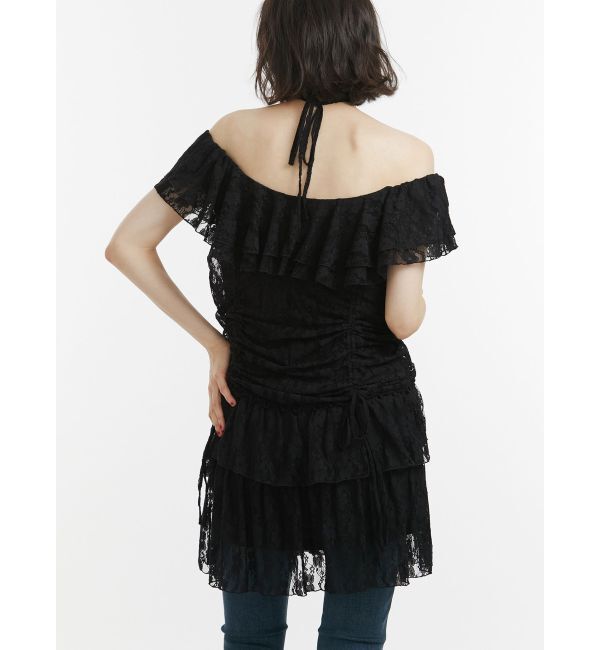 jouetie「フリルレースギャザーワンピース」|ワンピース|