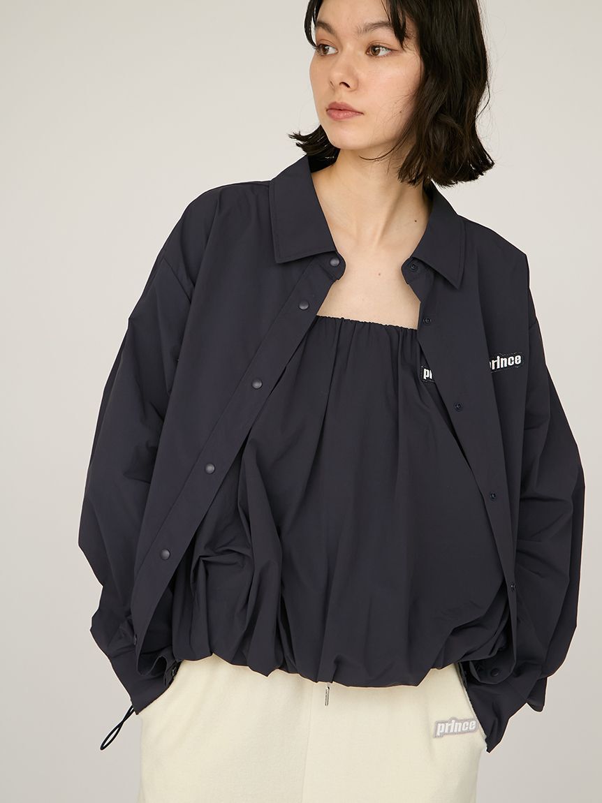 emmi atelier「【ONLINE限定カラー】【prince|emmi】ナイロンドロストシャツ」|シャツ・ブラウス|