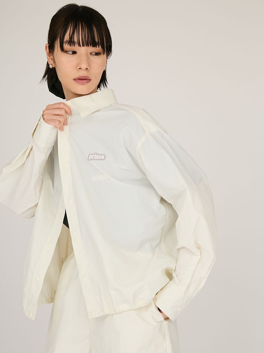 emmi atelier「【ONLINE限定カラー】【prince|emmi】ナイロンドロストシャツ」|シャツ・ブラウス|