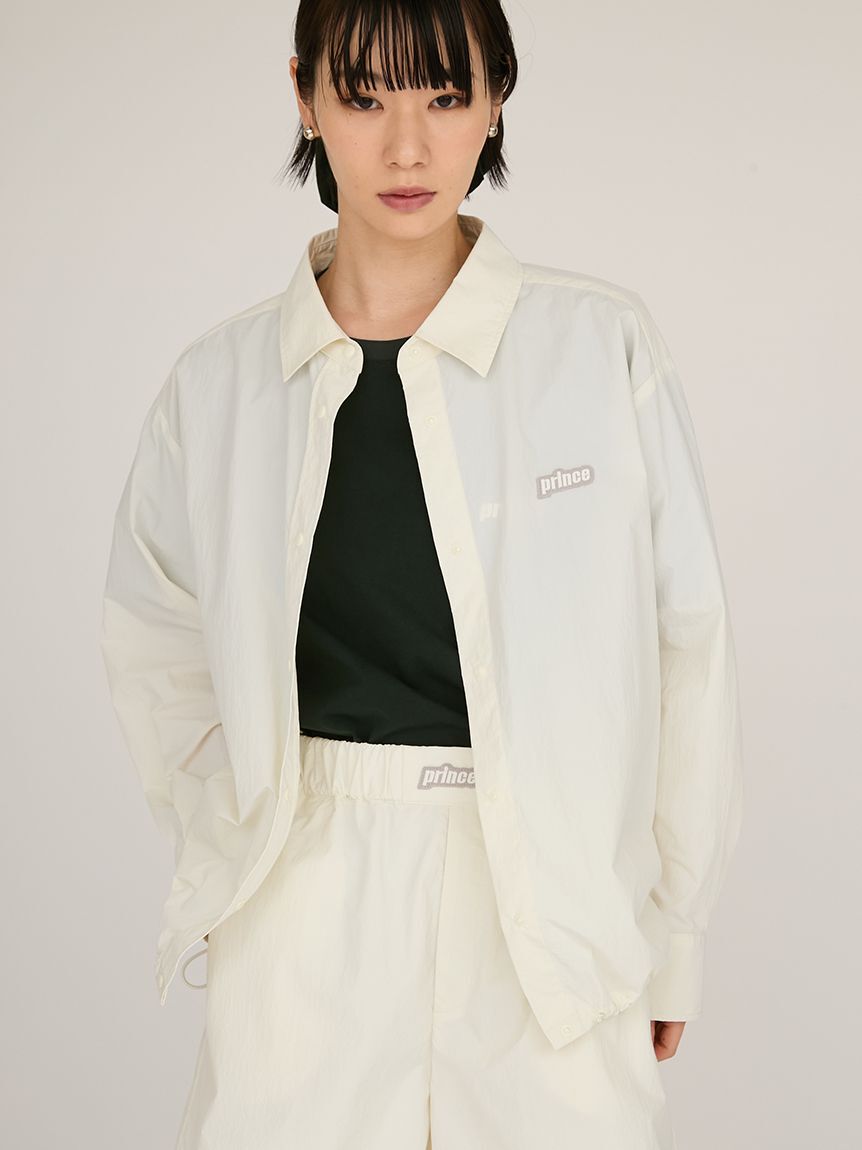 emmi atelier「【ONLINE限定カラー】【prince|emmi】ナイロンドロストシャツ」|シャツ・ブラウス|