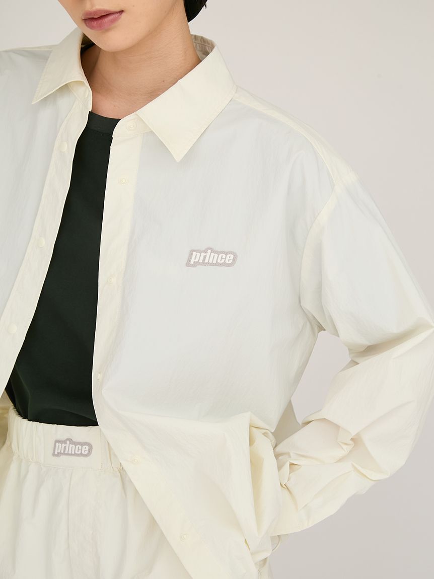 emmi atelier「【ONLINE限定カラー】【prince|emmi】ナイロンドロストシャツ」|シャツ・ブラウス|