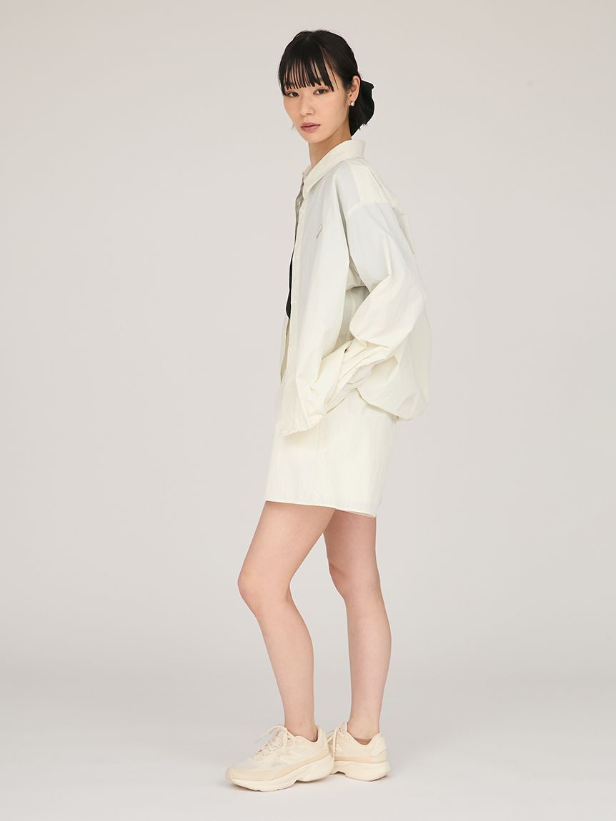 emmi atelier「【ONLINE限定カラー】【prince|emmi】ナイロンドロストシャツ」|シャツ・ブラウス|