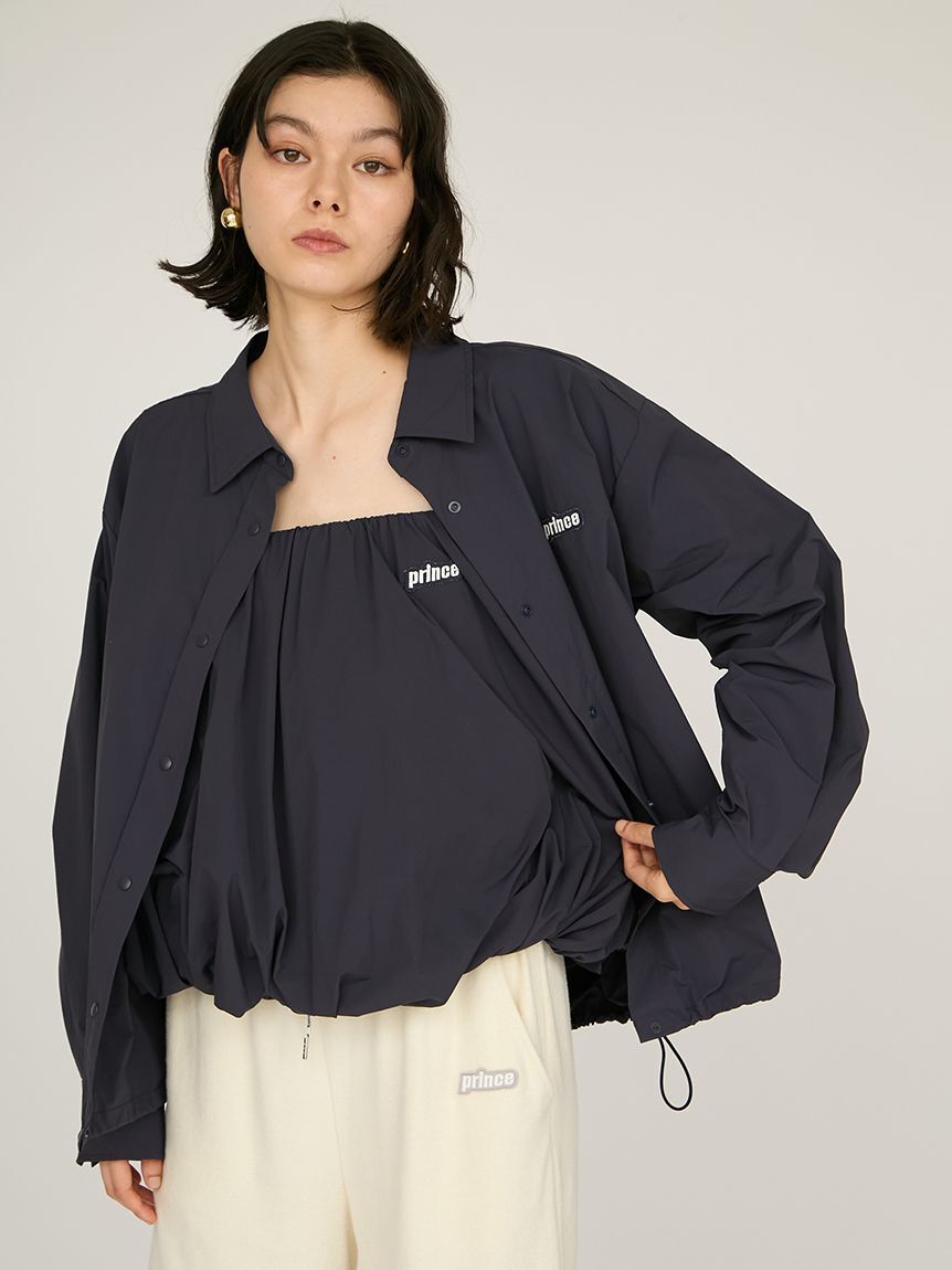 emmi atelier「【ONLINE限定カラー】【prince|emmi】ナイロンドロストシャツ」|シャツ・ブラウス|