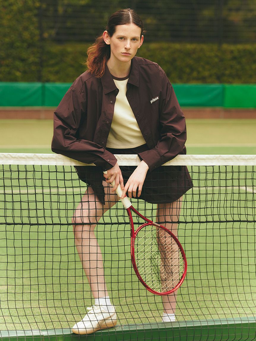 emmi atelier「【ONLINE限定カラー】【prince|emmi】ナイロンドロストシャツ」|シャツ・ブラウス|