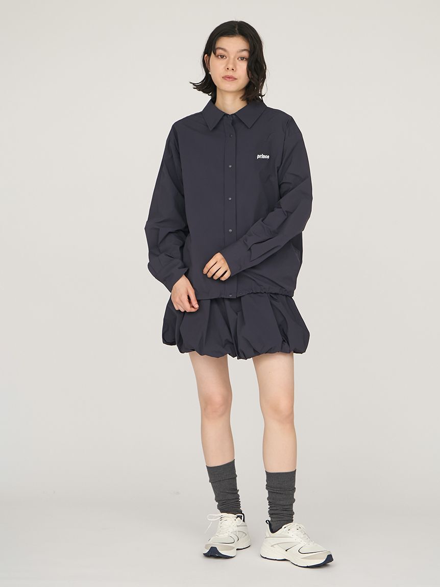 emmi atelier「【ONLINE限定カラー】【prince|emmi】ナイロンドロストシャツ」|シャツ・ブラウス|