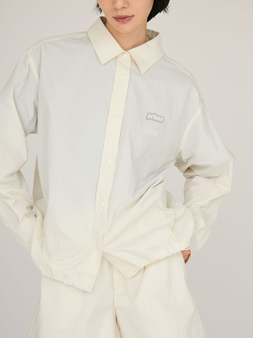 emmi atelier「【ONLINE限定カラー】【prince|emmi】ナイロンドロストシャツ」|シャツ・ブラウス|