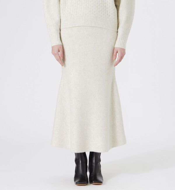  「マーメイドニットスカート」|スカート|ホワイト