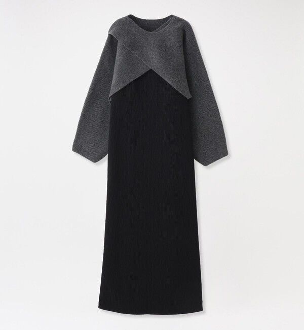  「ニットコンビワンピース」|ワンピース|