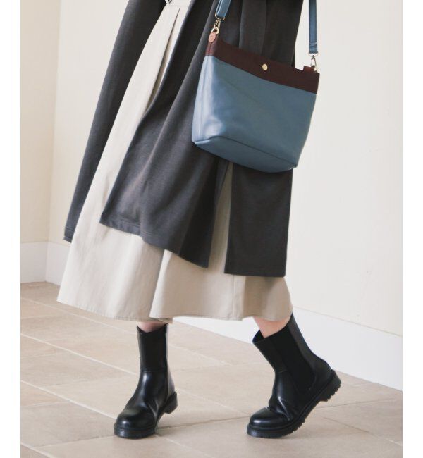 ikka「ミドルサイドゴアタンクブーツ」|その他|