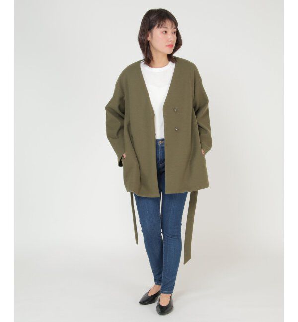 ikka「TRベルト付きミドルコート」|その他|