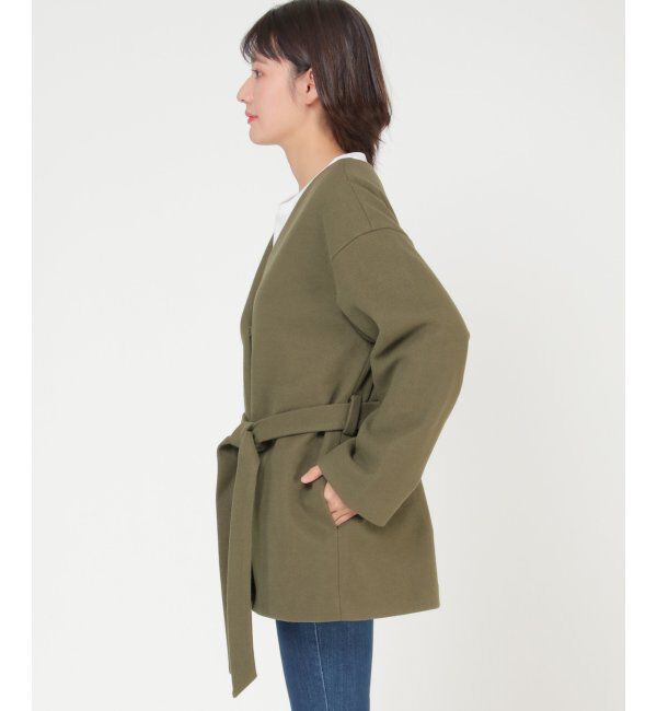 ikka「TRベルト付きミドルコート」|その他|
