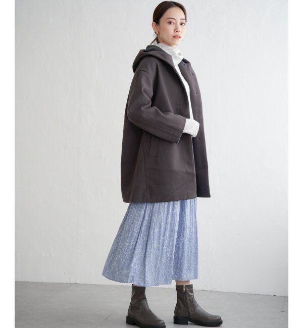 ikka「カセン消しプリーツスカート」|スカート|